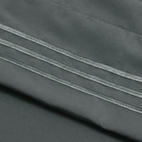 Egyedi alku poliészter mikroszálas lágy cipzár párnahuzatok sötétszürke szabvány