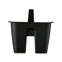 Pen + Gear Mini műanyag Caddy, asztali kézműves és hobbi szervező, Fekete, 12-Pack