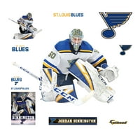 Fathead Jordan Binnington St. Louis Blues Életnagyságú Kivehető Fali Matrica