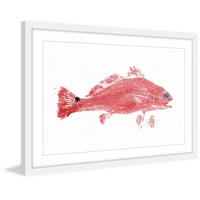 Red Fish Keretes festési nyomtatás