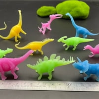 Dinosaur Party Favors Kit, Dino témájú születésnapi Party kellékek Ajándékok fiúknak Grils, Mini dinoszaurusz figurák,