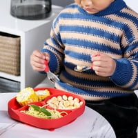 Set Etetőlap élelmiszer minőségű hőálló szilikon gyerekek étkészlet Etetőlap készlet otthoni Szilikon