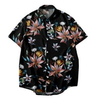 Nyári Hawaii Beach Shirt-Hawaii ingek a férfiak fiúk Nyomtatás gomb le ing