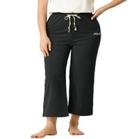 Egyedi alku a nők széles lábát húzó, kényelmes jóga nadrág társalgó pizsama nadrág