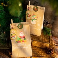 FaL Set karácsonyi témájú ajándék címkék összecsukható papír jelen csomagolás ajándék címkék Ajándékok
