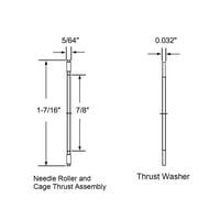 Egyedi ajánlatok NTA tolóerő tűgörgős csapágyak 7 8 x1-7 16 x5 64 TRA alátétekkel