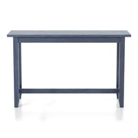 Amerika bútorok paro usb dugó pult magassági asztal, antik kék