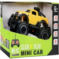 Click N ' Play RC távirányító autó, Mini kisteherautó, Rock lánctalpas Rádióirányító jármű