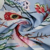 Nyári ruhák Női Alkalmi V-nyakú ruha divat gomb zsebek Sundresses Elegáns virág nyomtatási Sundress