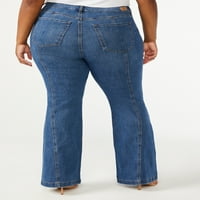 Sofia Jeans női plusz méretű Melisa Curvy High Rise Varros Flare Jeans