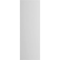 Ekena Millwork 1 2 W 71 H True Fit PVC, négy tábla keretezett tábla-N-Batten redőnyök, fehér