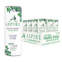 Aspire Healthy Energy Drink, Apple + Acai, FL OZ 12-Pack
