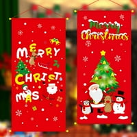 Karácsonyi lógó zászló ünnepi fal gobelin Falszövet dekoráció otthoni üzlethez