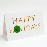 Angol Postagalamb Boldog Ünnepeket Karácsonyi üdvözlőlapok és borítékok