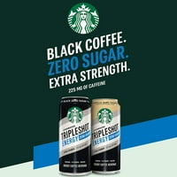 Starbucks tripleshot energia nulla cukor vanília extra szilárdság kávéfőző ital oz doboz