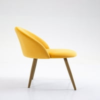 Alaptársok a modern akcentus szék, a mustár sárga