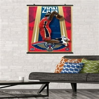 New Orleans Pelicans-Zion Williamson Fali Poszter, 22.375 34
