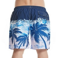 Glookwis férfi nyári Rövid nadrág klasszikus Fit Beach Shorts Lounge Hawaii Beachwear fenék alkalmi laza úszónadrág