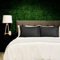 Luxus Párnahuzat Készlet-Szuper Puha Hotel Minőség-Fekete Szabvány
