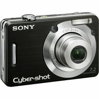 Sony Cyber-Shot DSC-W 7. Megapixel kompakt kamera, fekete