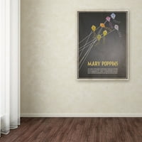 Védjegy Képzőművészet 'Mary Poppins' 30 47 Vászon Művészet