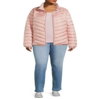 Big Chill női plusz méretű csomagolható puffer dzseki