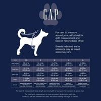 Gap Pet, kutya és macskaruhák, csíkos rés kutya ruha, többszínű, S