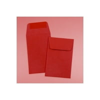 Érme boríték, 2, 25x3, 5, piros, 500 doboz