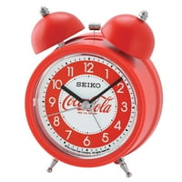 Seiko Deu Bell ébresztőóra a Coca-Cola által.., Fehér és piros, Analóg, hagyományos, kvarc, QHK905WLH