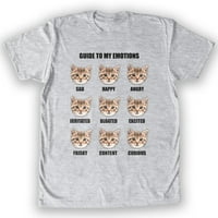 Funkció-útmutató a macska érzelmeihez férfi divat póló