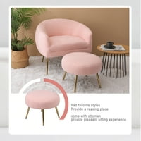 Aukfa akcentus szék oszmánnal a nappalihoz, altay bársonyolvasó székek, karosszék arany lábakkal, rózsaszínű