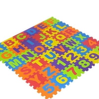 Yoodudes Baby Foam Play Mat 6.1 x Interlock gyerek padló Puzzle színes, karácsonyi ajándékok gyerekeknek