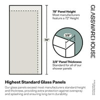 Vela be. be. Üveg Zuhany Panel-Egyetlen Rögzített Panel