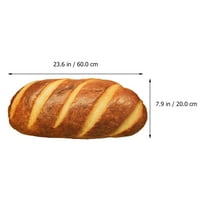 Szimuláció kenyér alakú párna reális vaj pirítós kenyér párna kanapé
