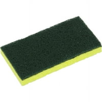 Ütköző termékek Cellulóz -súroló szivacs - 0,9 magasság 3,2 Szélesség 6,3 Hossz - 40 karton - cellulóz - sárga, zöld