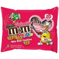 A Mars M&M minis Valentin harapás méretű tejcsokoládé sütik, 1. oz.