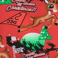 Scrubstar Női Rudolph Karácsonyi visszaszámlálás V-nyakú nyomtatási bozót felső