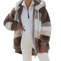 Wozhidaoke kapucnis női kabát poliészter kapucnis kültéri téli kabátok nőknek hosszú kabátok nőknek