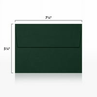 Luxpaper A meghívó borítékok, 1 4, zöld ágynemű, 250 csomag