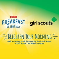 Szegfű reggeli Essentials® Girl Scouts vékony Mints® ízesített táplálkozási ital, - FL OZ palackok