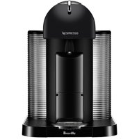 Breville Nespresso Vertuo kávé & Espresso egyadagos gép fekete színben és Aeroccino tejhabosító fekete színben