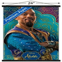 Disney Aladdin-Genie Pose fali poszter fa mágneses kerettel, 22.375 34