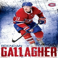 Montreal Canadiens-Brendan Gallagher Fali Poszter, 22.375 34