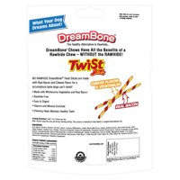 DreamBone Twist botok Bacon & sajt ízű kutya rág zöldségekkel, gróf, 9. oz
