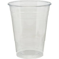 Dixie Clear Műanyag Hideg csészék - FL OZ - Kartondoboz - Clear - Pete műanyag - szóda, jeges kávé, minta, törés, étterem,