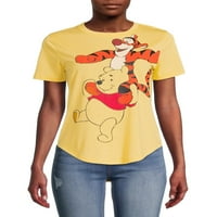 A Disney Women's Winnie the PoOH grafikus póló rövid ujjú