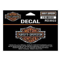 Harley-Davidson fénytörő rúd és pajzs Matrica, SM méret RD3022, Harley Davidson