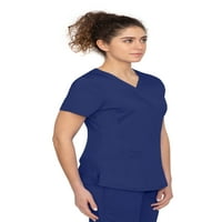 Gyógyító kezek Lila címke Női Jane 2-Pocket Scrub Top