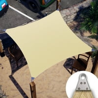 Colourtree 22' 35' Bézs szuper gyűrű Testreszabott Méret érdekében, hogy a nap árnyék vitorla CTAWRN lombkorona napellenző