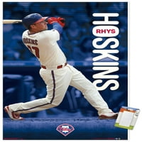 Philadelphia Phillies - Rhys Hoskins Wall Poster, 14.725 22.375